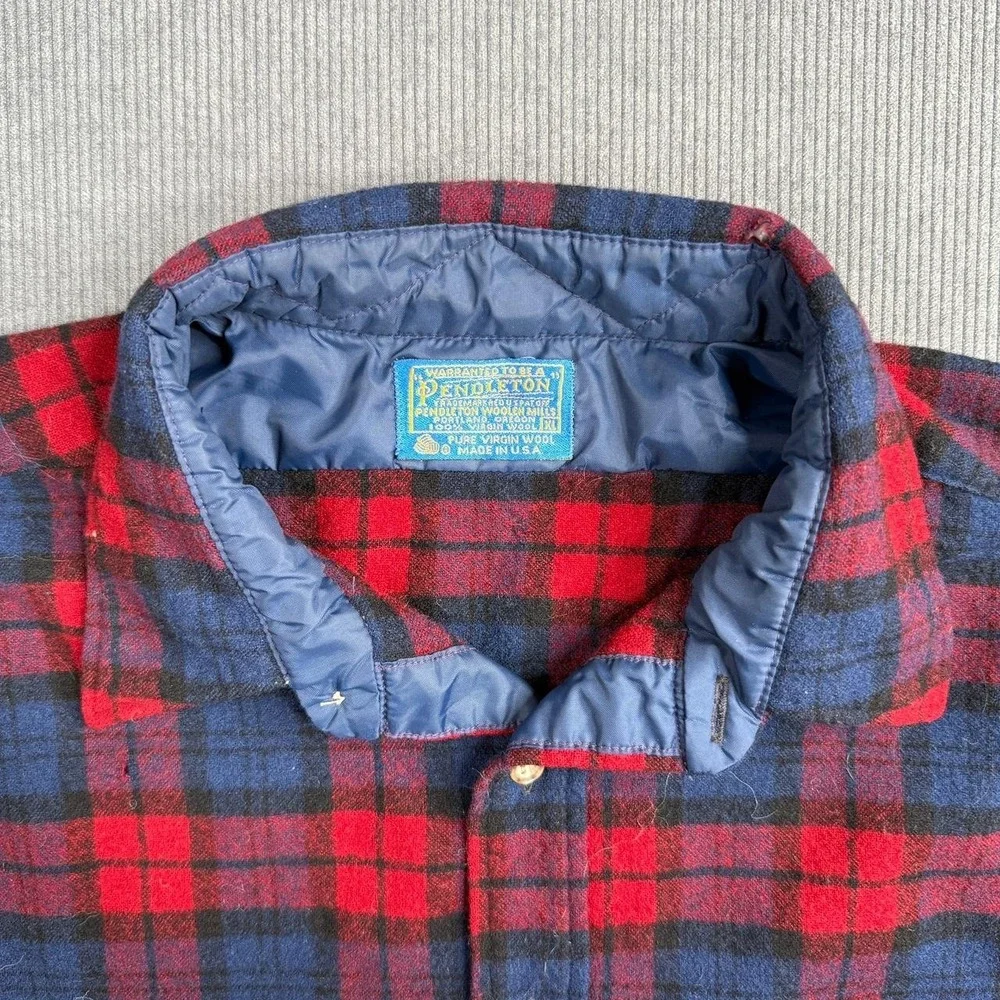 Vintage Pendleton Board Shirt Mens XL Wool Flannel Plaid USA